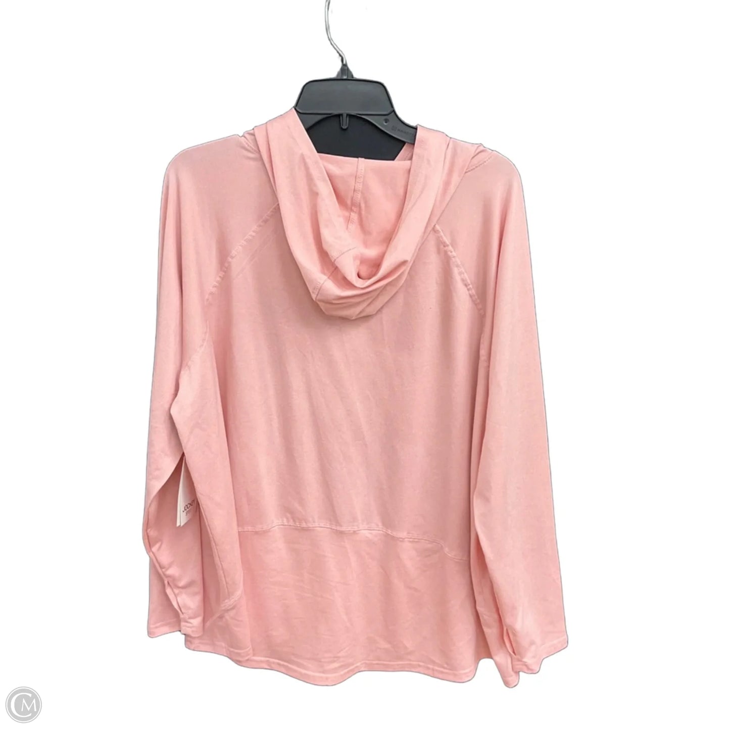Sweatshirt Hoodie By Jockey In Pink, Size: 2x