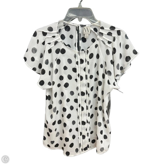 Top Short Sleeve By Worthington In White, Size: S