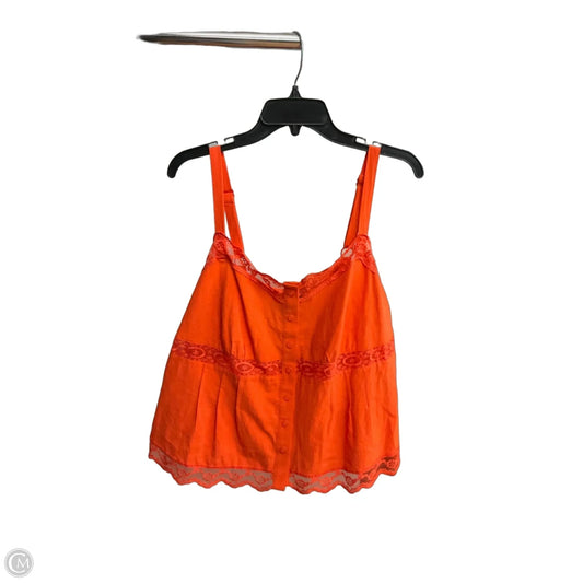 Top Sleeveless By Torrid In Orange, Size: L