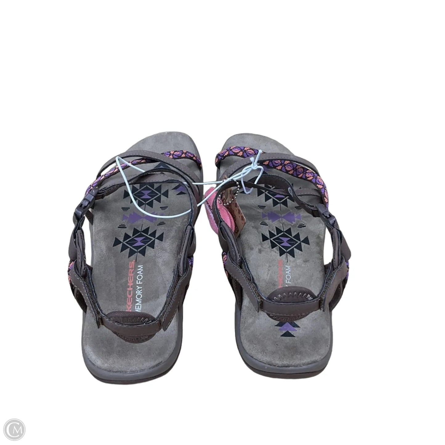 Sandals Flats By Skechers In Brown, Size: 10