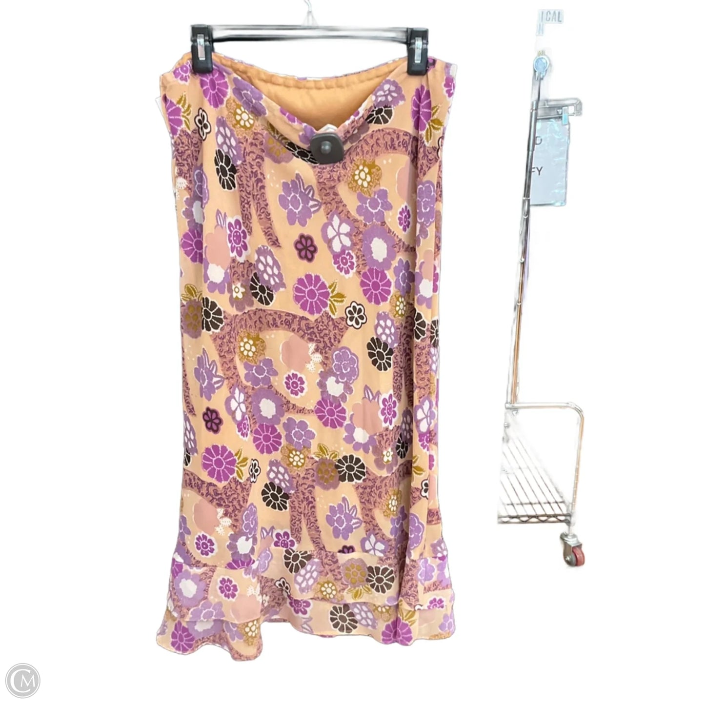 Skirt Maxi By Clothes Mentor In Floral Print, Size: L