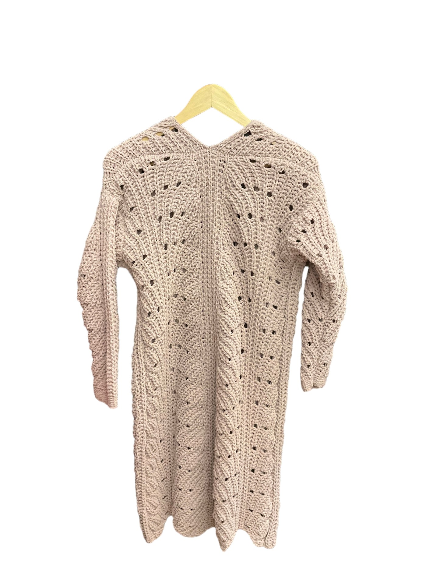 Sweater Cardigan By Clothes Mentor In Mauve, Size: Xs