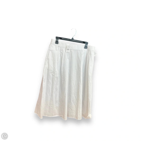 Skirt Midi By J. Crew In White, Size: L