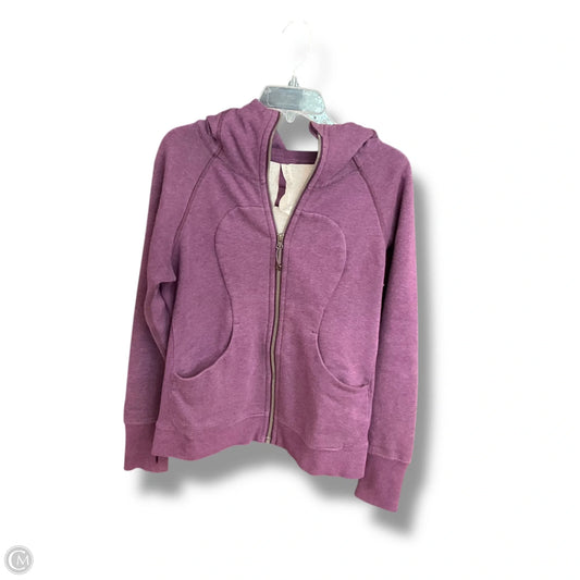 Athletic Jacket By Lululemon In Purple, Size: 8
