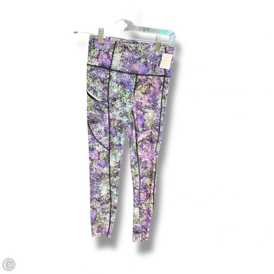 Athletic Leggings By Lululemon In Multi-colored, Size: 4