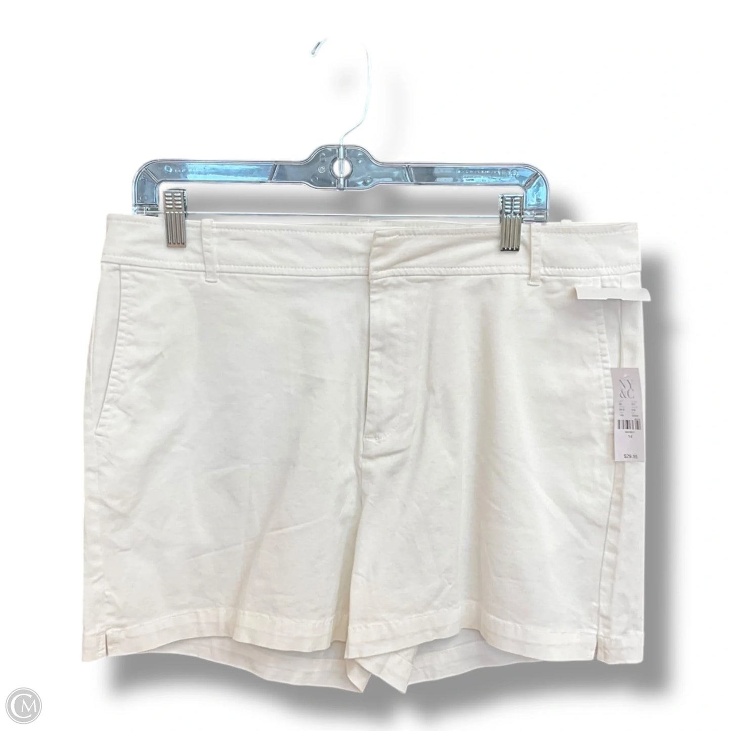 Shorts By New York And Co In White, Size: 14