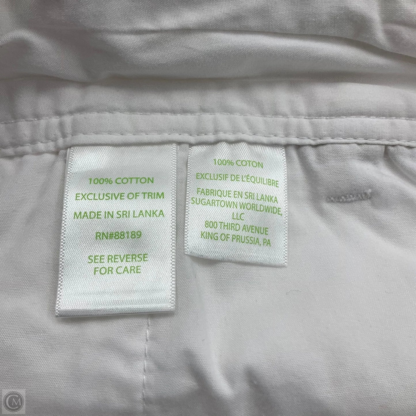 Shorts Designer By Lilly Pulitzer In Blue & White, Size: L