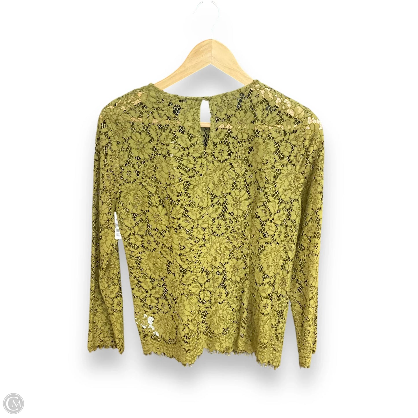 Top Long Sleeve By J. Crew In Green, Size: S