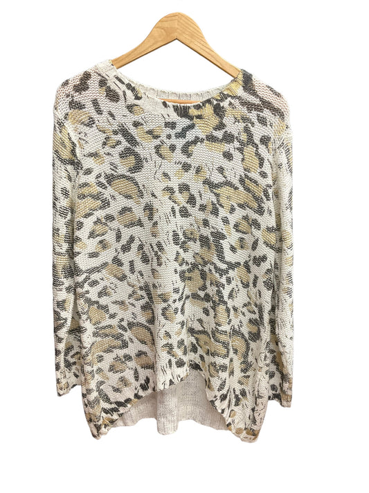 Sweater By Davi & Dani In Leopard Print, Size: M