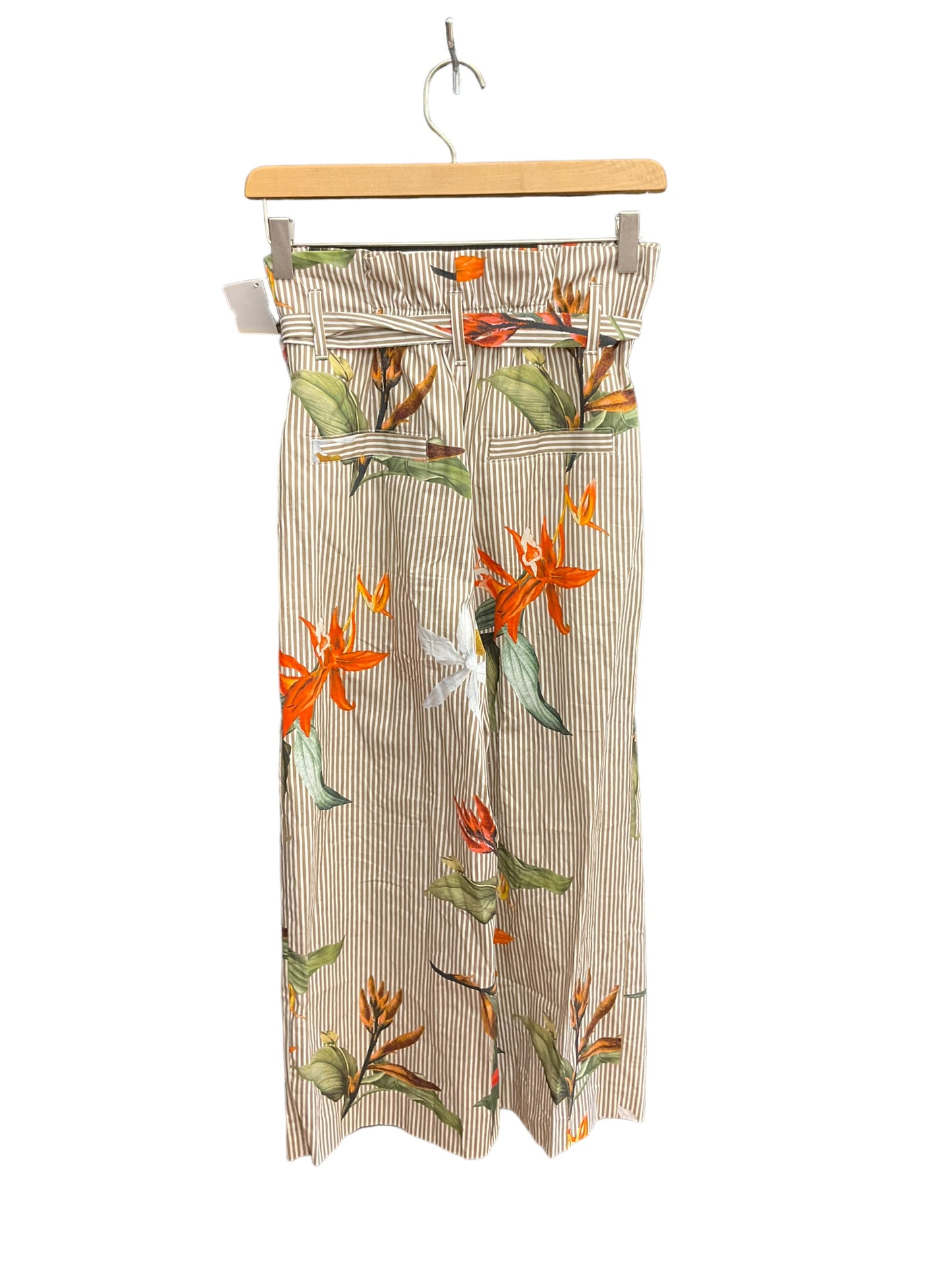 Pants Wide Leg By Zara In Floral Print, Size: 2