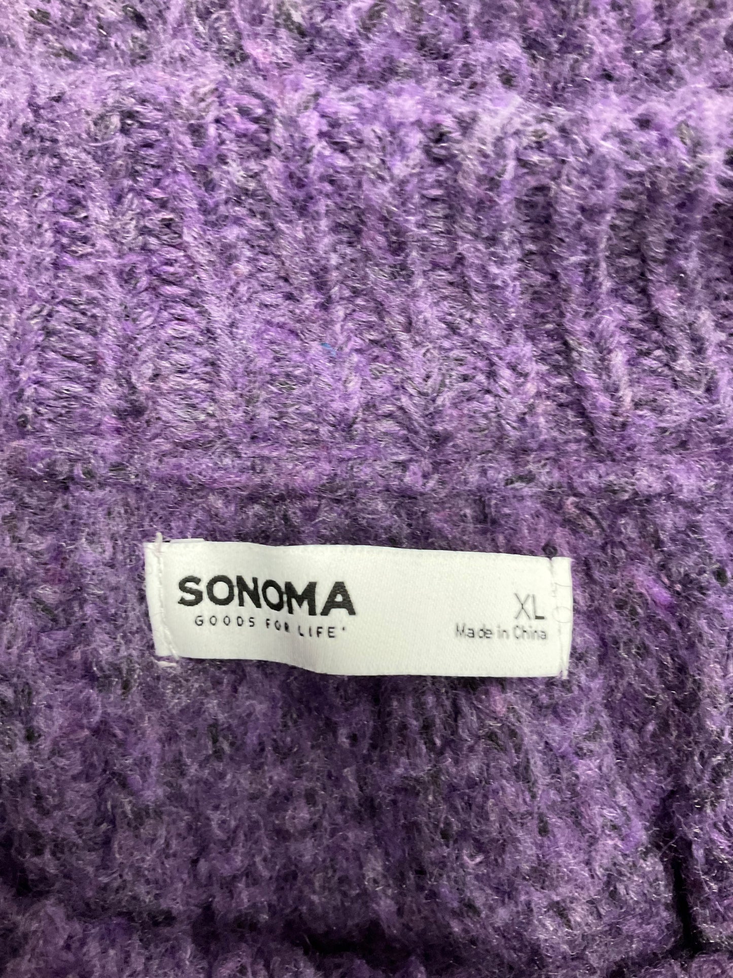 Sweater By Sonoma In Purple, Size: Xl