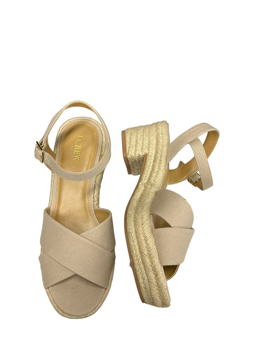 Shoes Heels Block By J. Crew In Beige, Size: 8.5