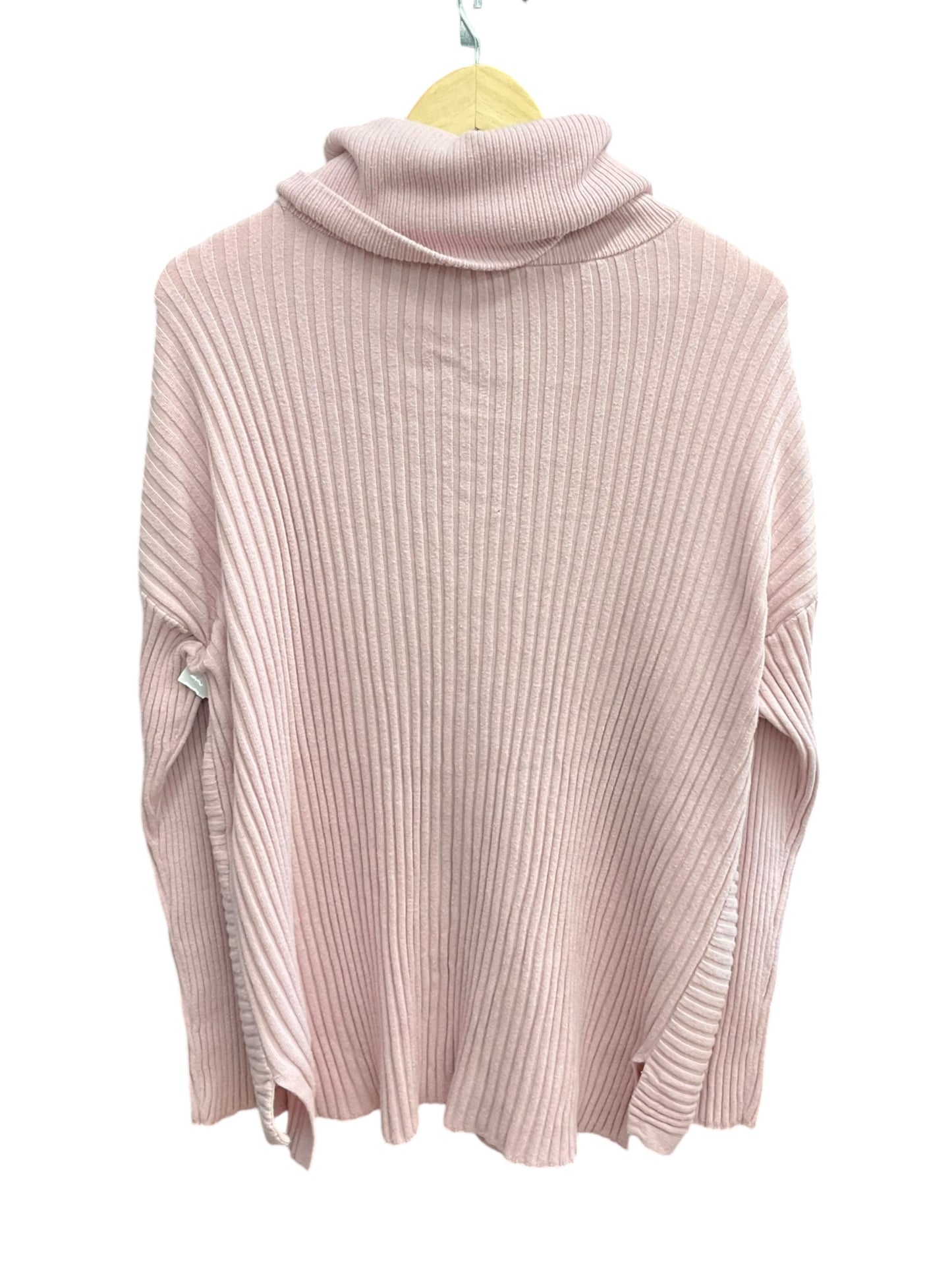 Sweater By Chicos In Pink, Size: L