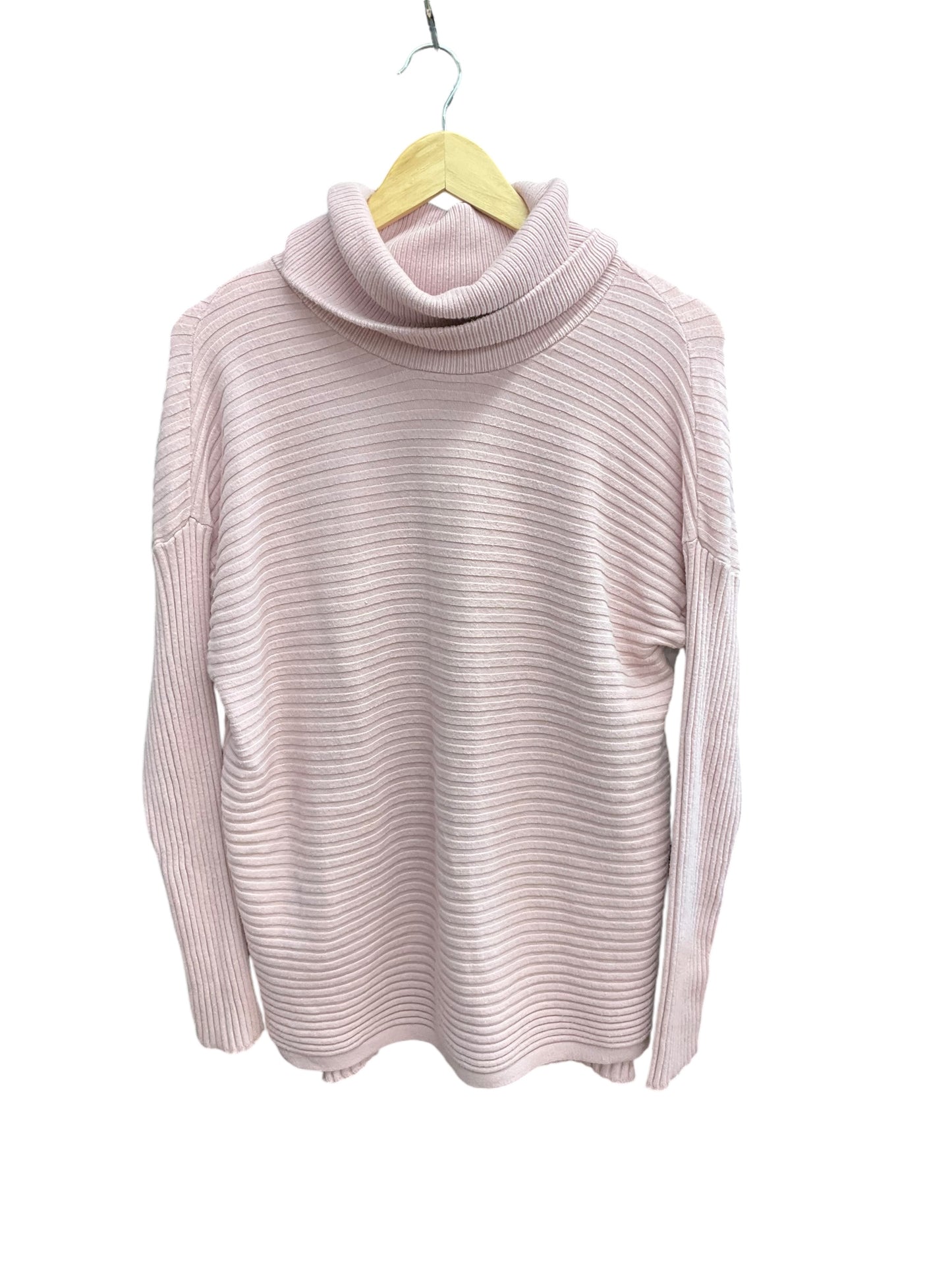 Sweater By Chicos In Pink, Size: L