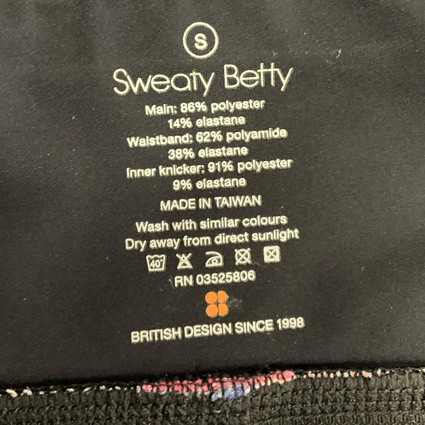 Athletic Leggings By Sweaty Betty In Multi-colored, Size: S