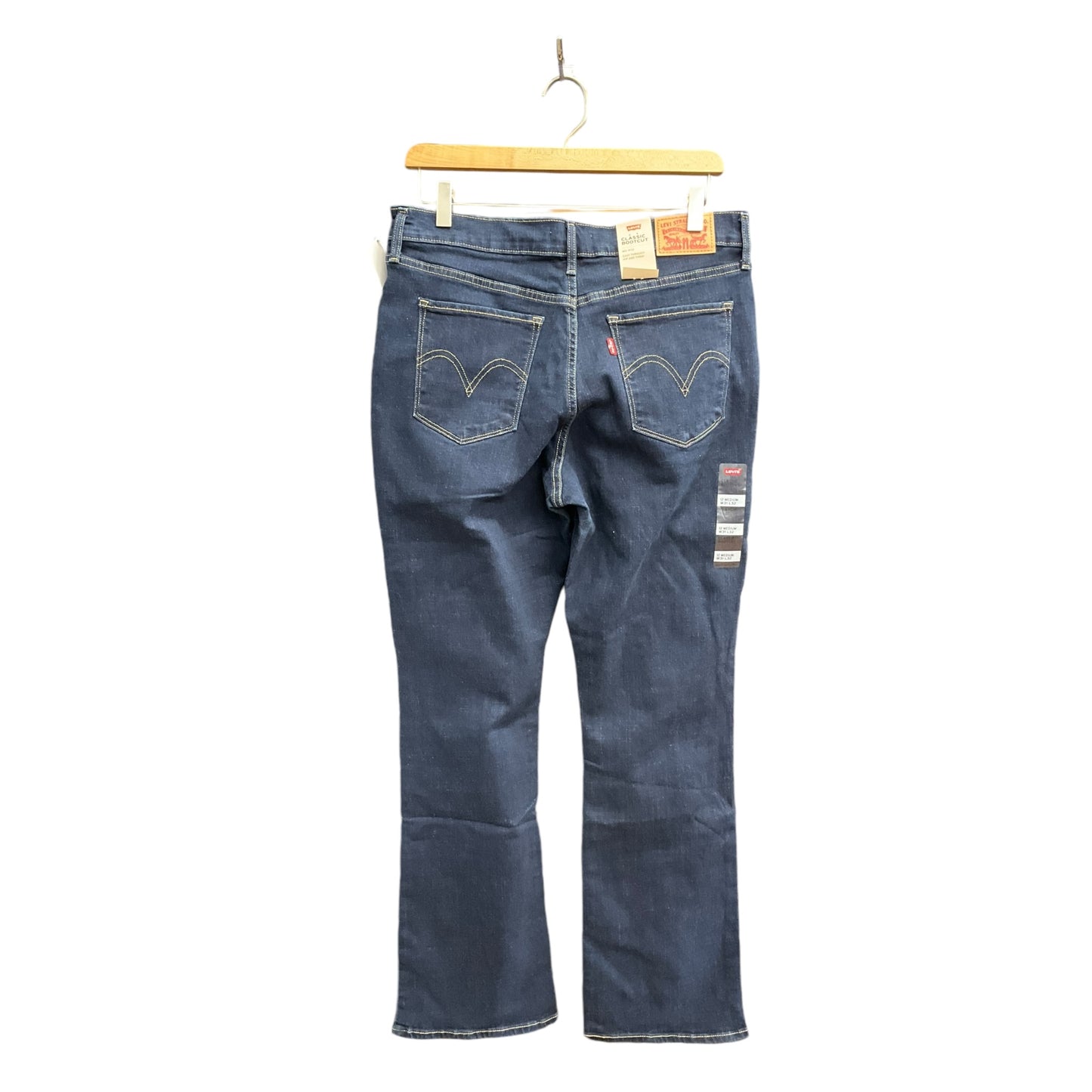 Jeans Boot Cut By Levis In Blue Denim, Size: 8