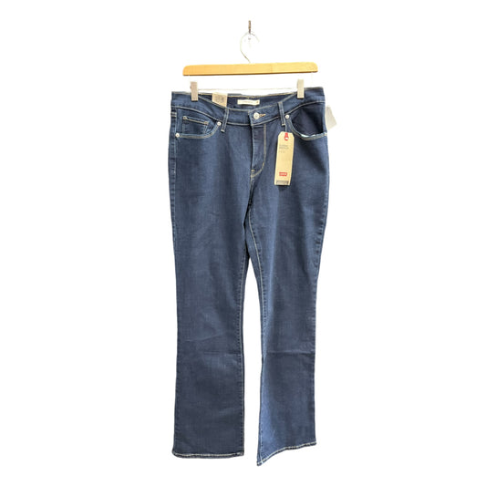 Jeans Boot Cut By Levis In Blue Denim, Size: 8