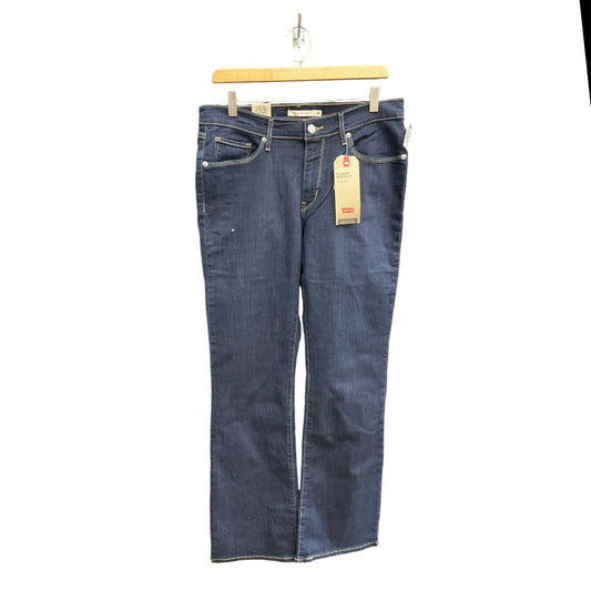 Jeans Boot Cut By Levis In Blue Denim, Size: 8