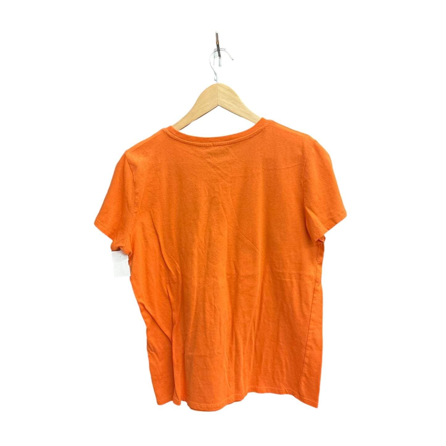 Top Short Sleeve Basic By Clothes Mentor In Orange, Size: Xl