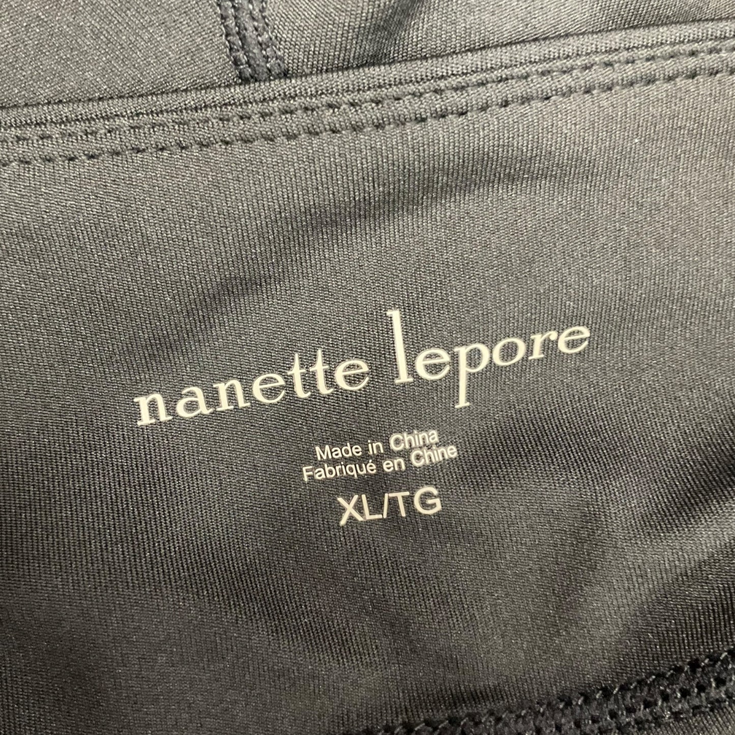 Athletic Leggings By Nanette Lepore In Black, Size: Xl