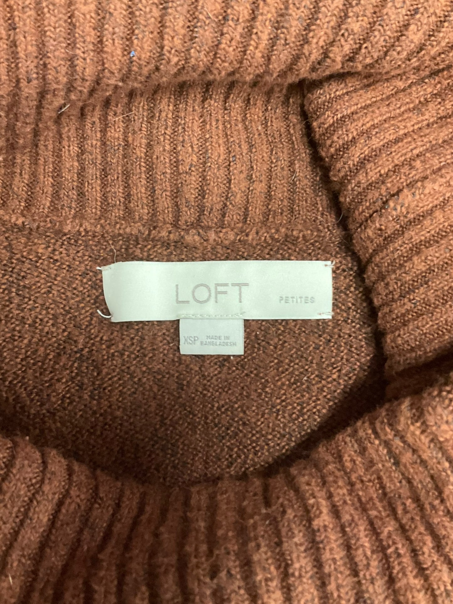 Sweater By Loft In Brown, Size: Xs