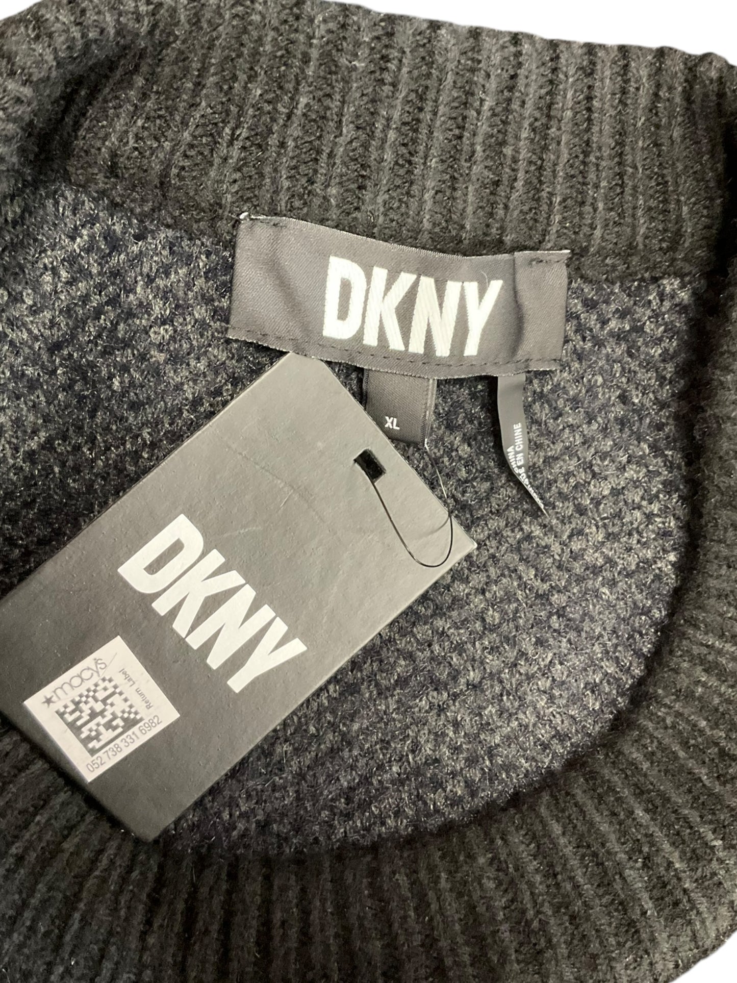 Sweater By Dkny In Black, Size: Xl