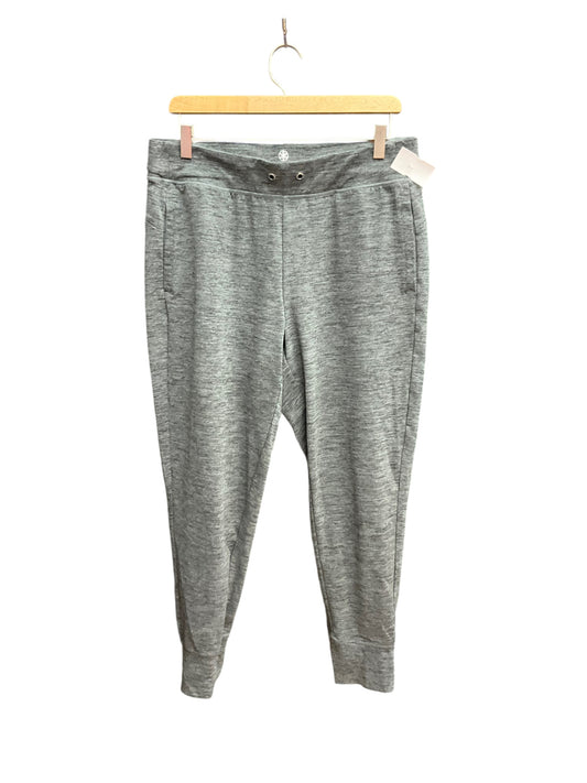 Athletic Pants By Gaiam In Grey, Size: L