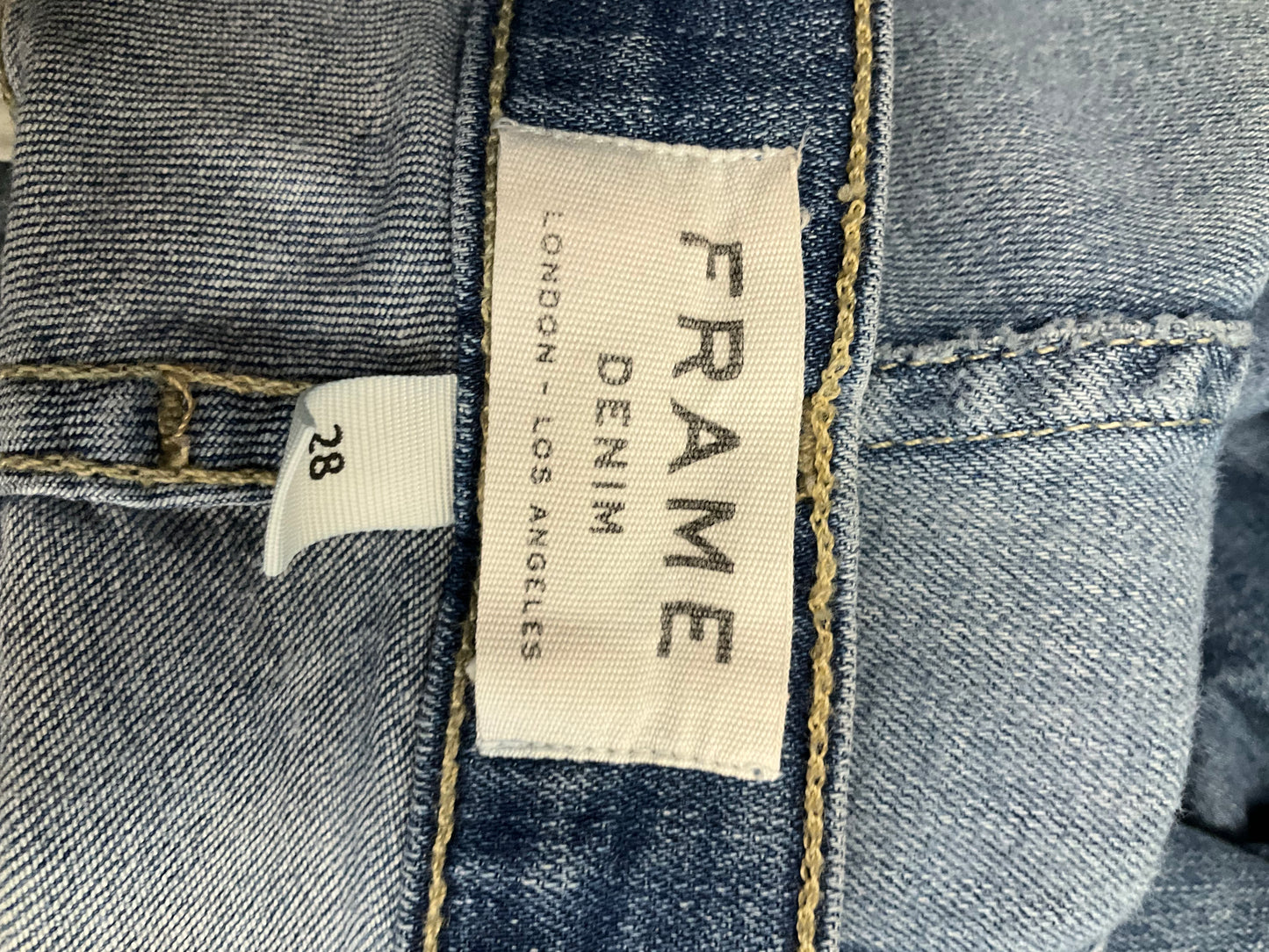 Blue Denim Jeans Skinny Frame, Size 6