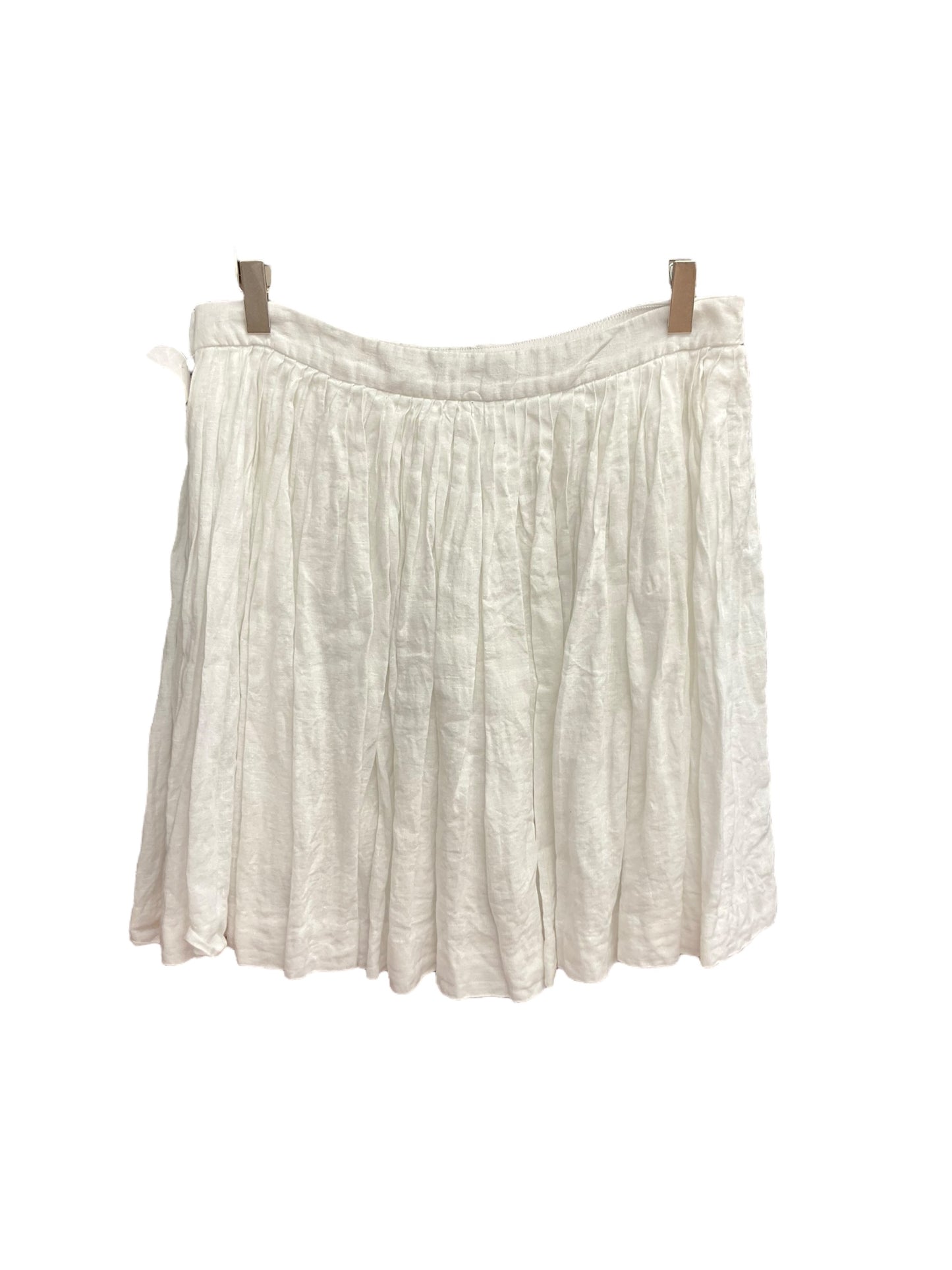 White Skirt Mini & Short J. Crew, Size 10