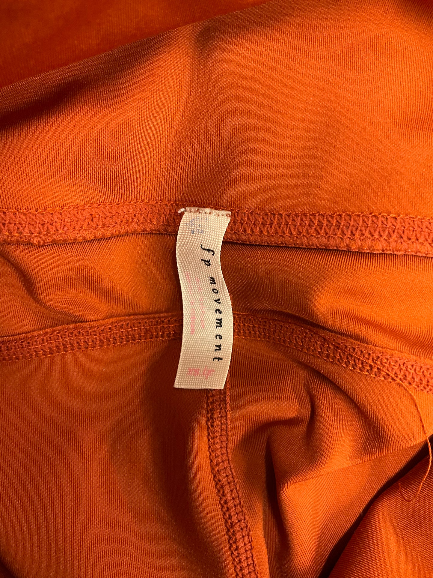 Orange Athletic Leggings Free People, Size Xs