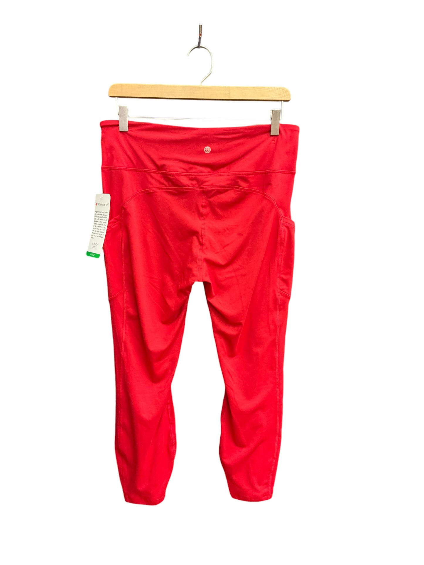 Athletic Leggings By Clothes Mentor In Red, Size: Xl