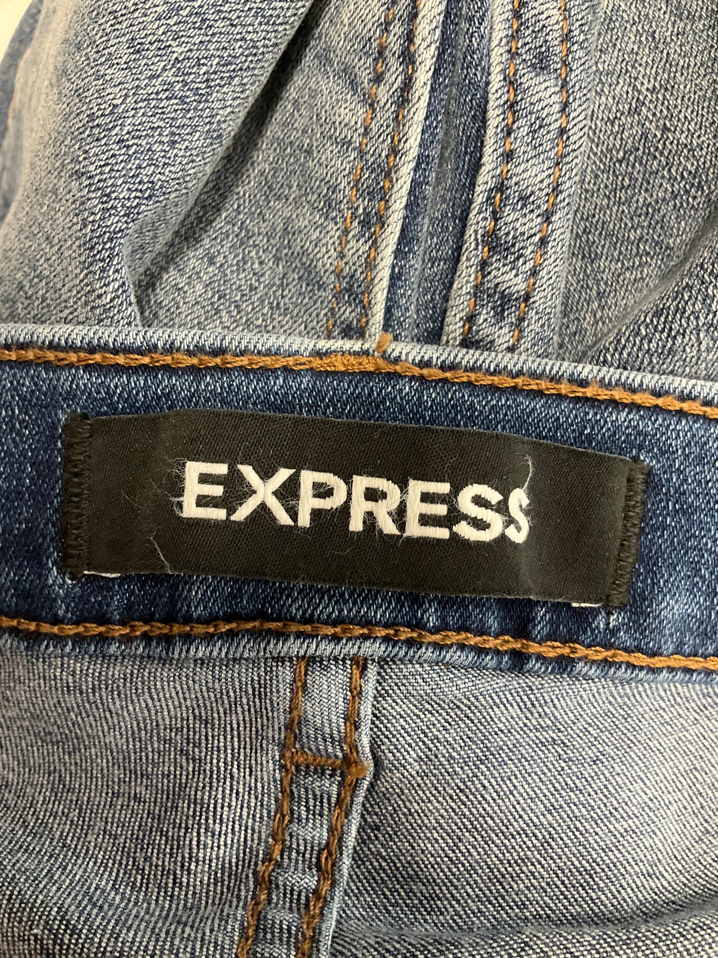 Blue Denim Jeans Boot Cut Express, Size 6