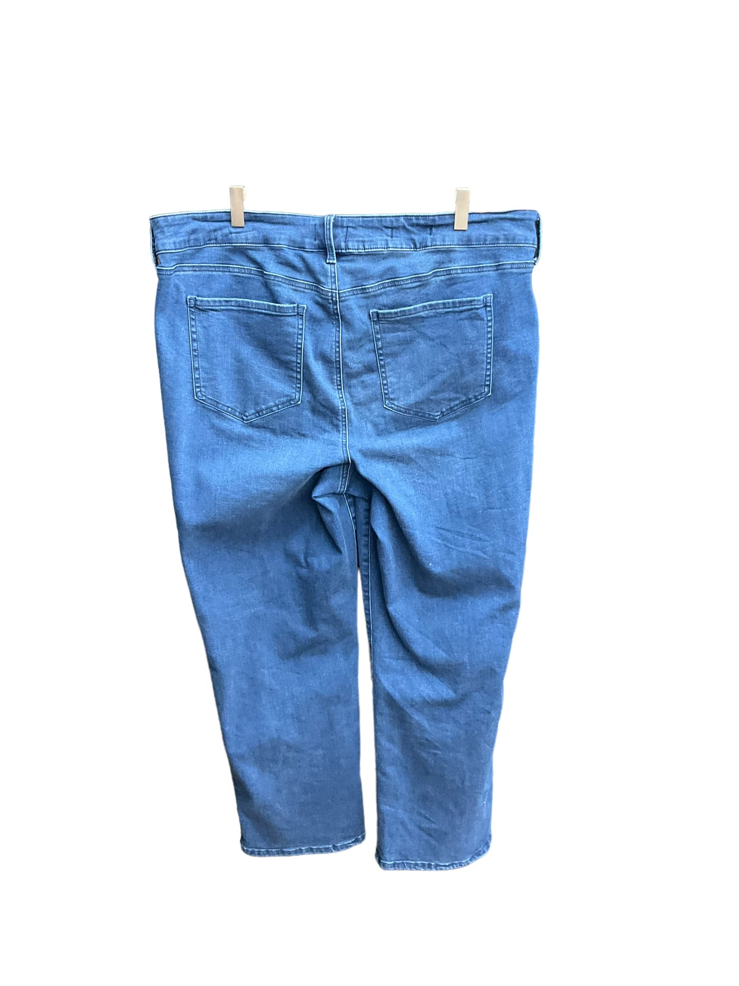 Blue Denim Jeans Straight Not Your Daughters Jeans, Size 16