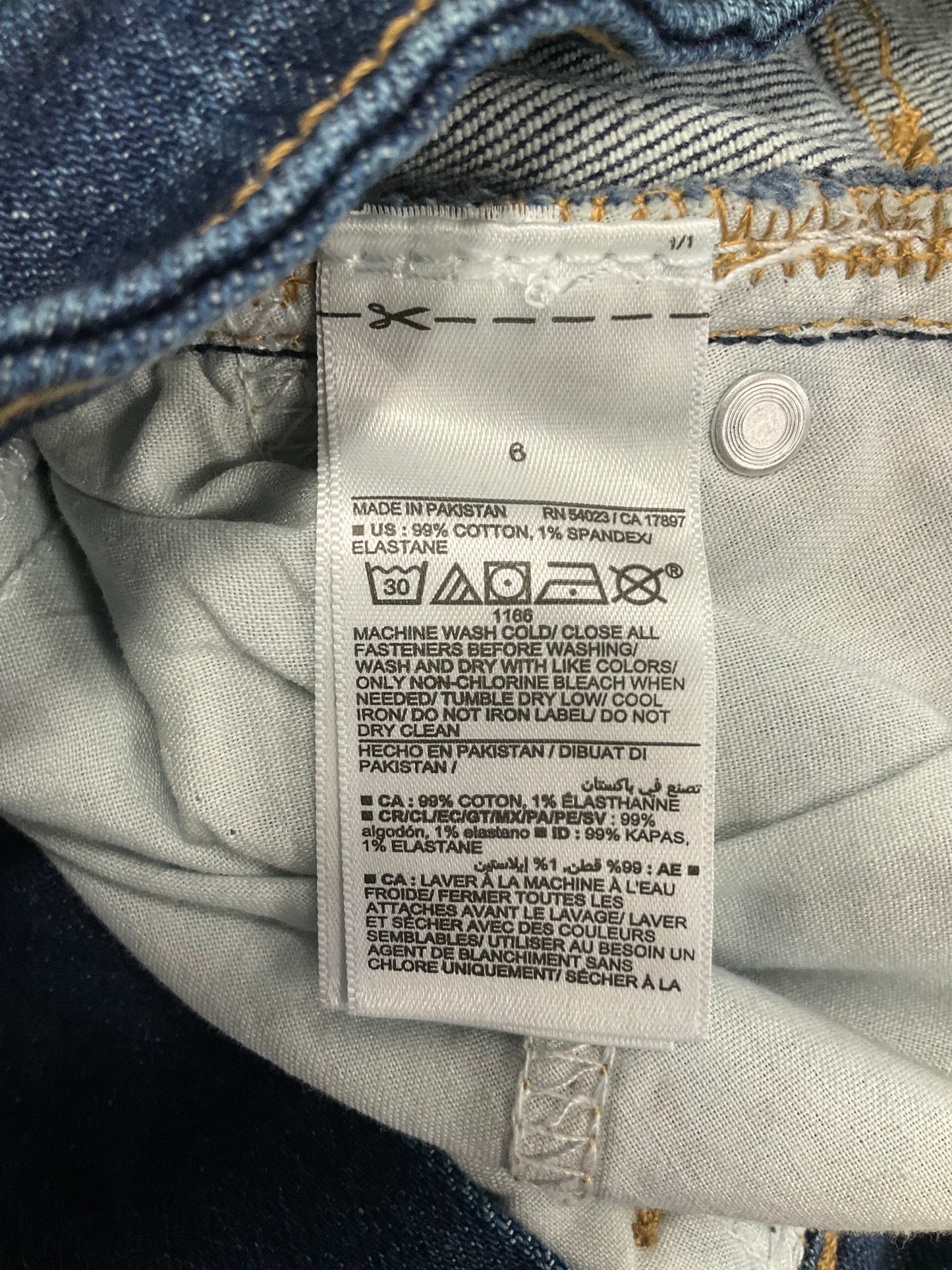 Blue Denim Jeans Boyfriend Old Navy, Size 6