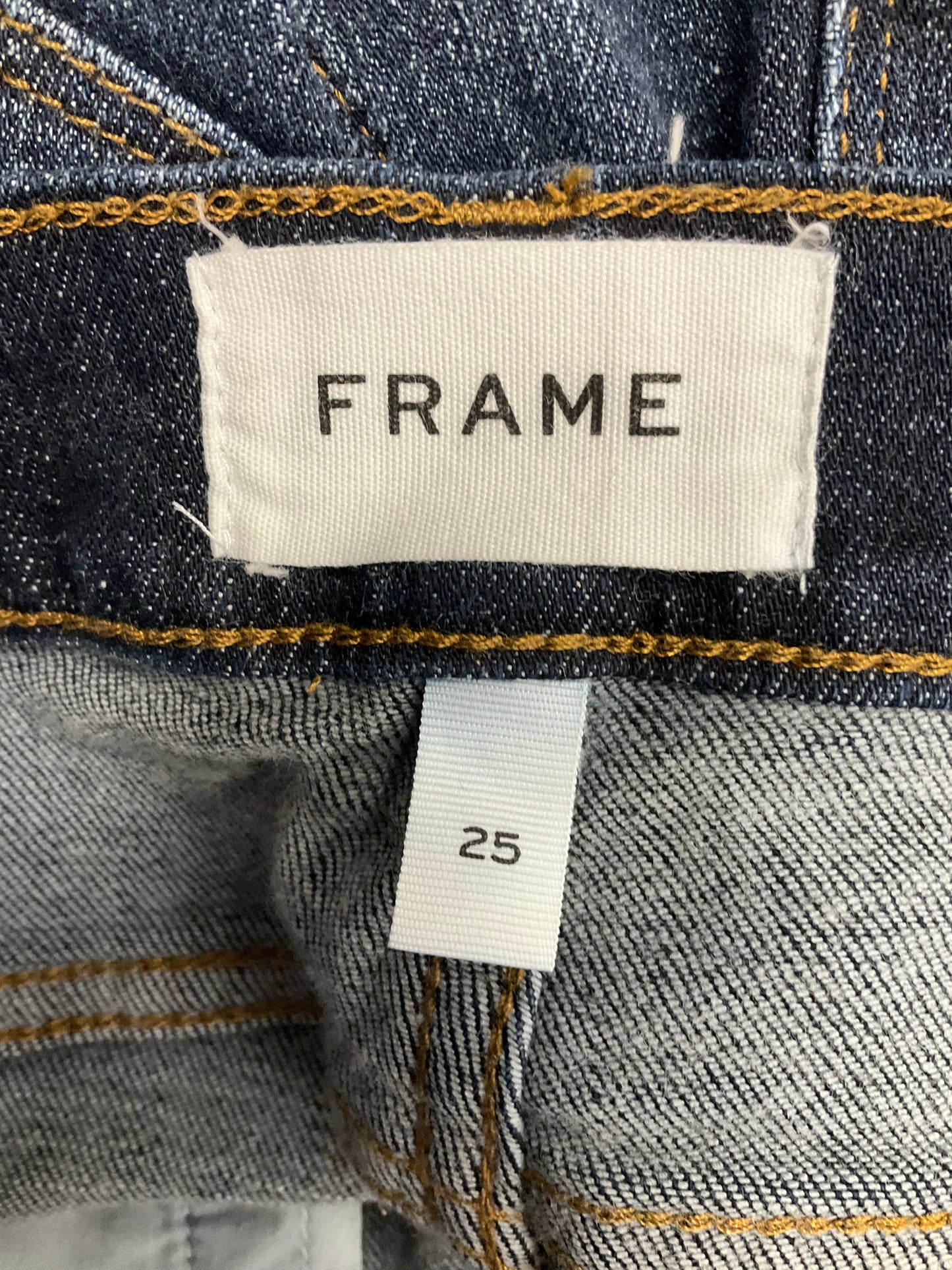 Blue Denim Jeans Cropped Frame, Size 0