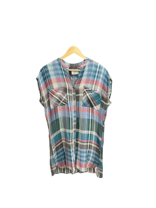 Dress Casual Short By Holding Horses In Checkered Pattern, Size: S