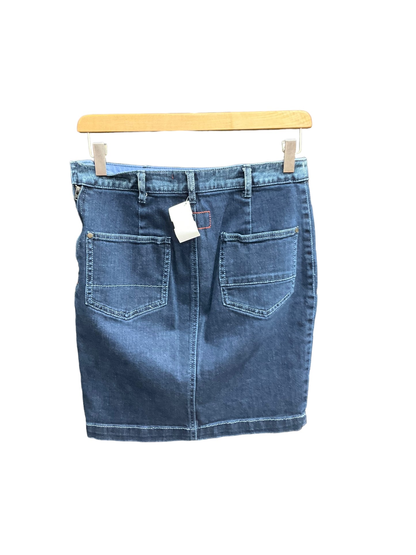 Skirt Mini & Short By Holding Horses In Blue Denim, Size: 0