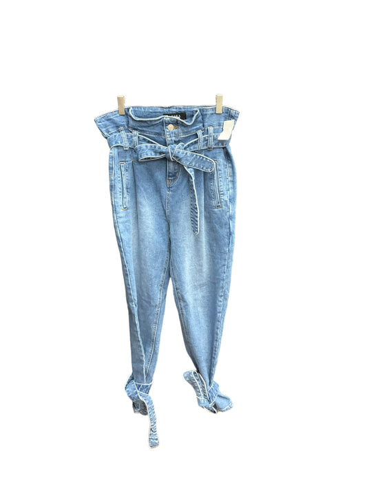 Jeans Boyfriend By Akira In Blue Denim, Size: 12