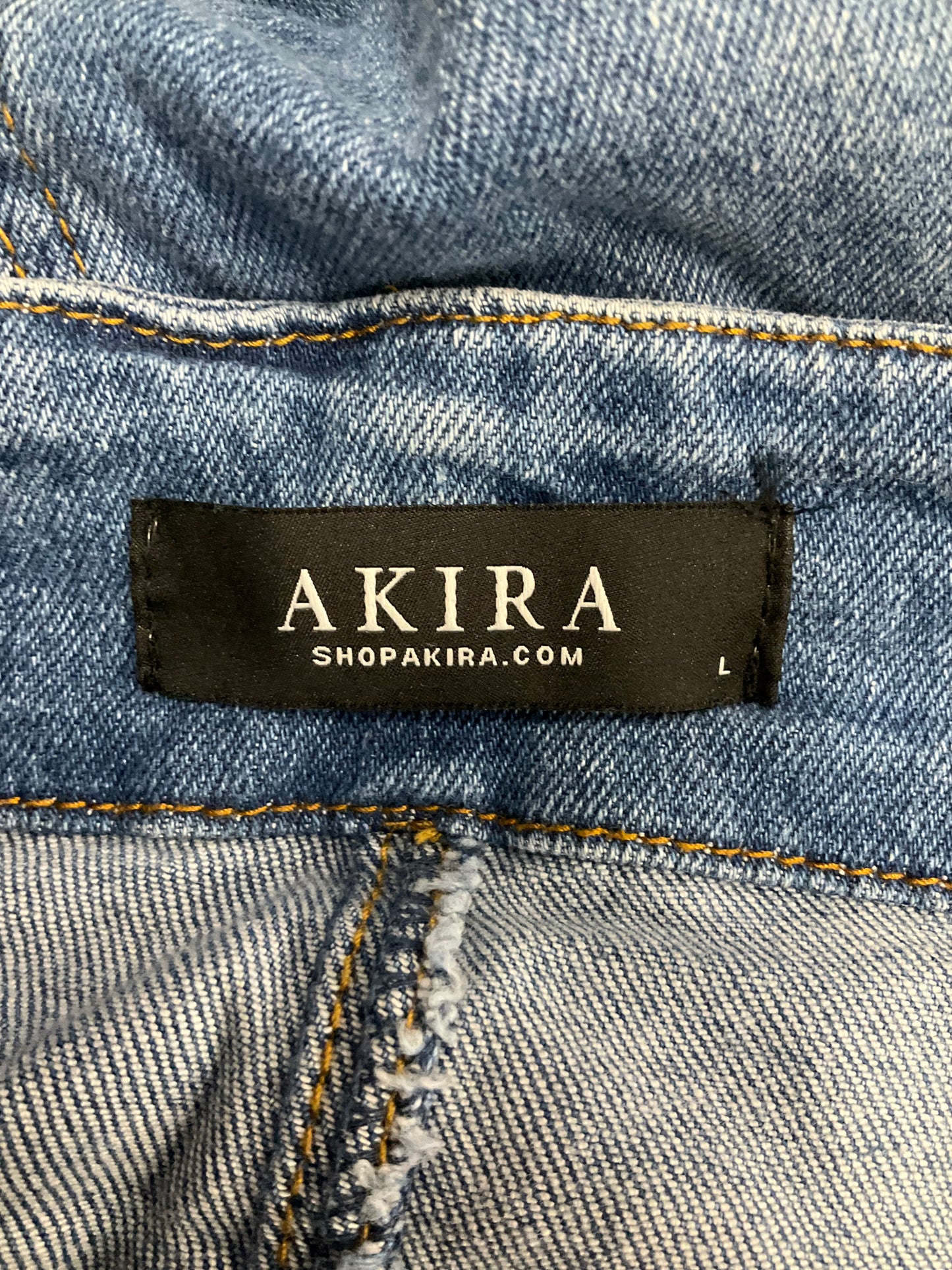 Jeans Boyfriend By Akira In Blue Denim, Size: 12