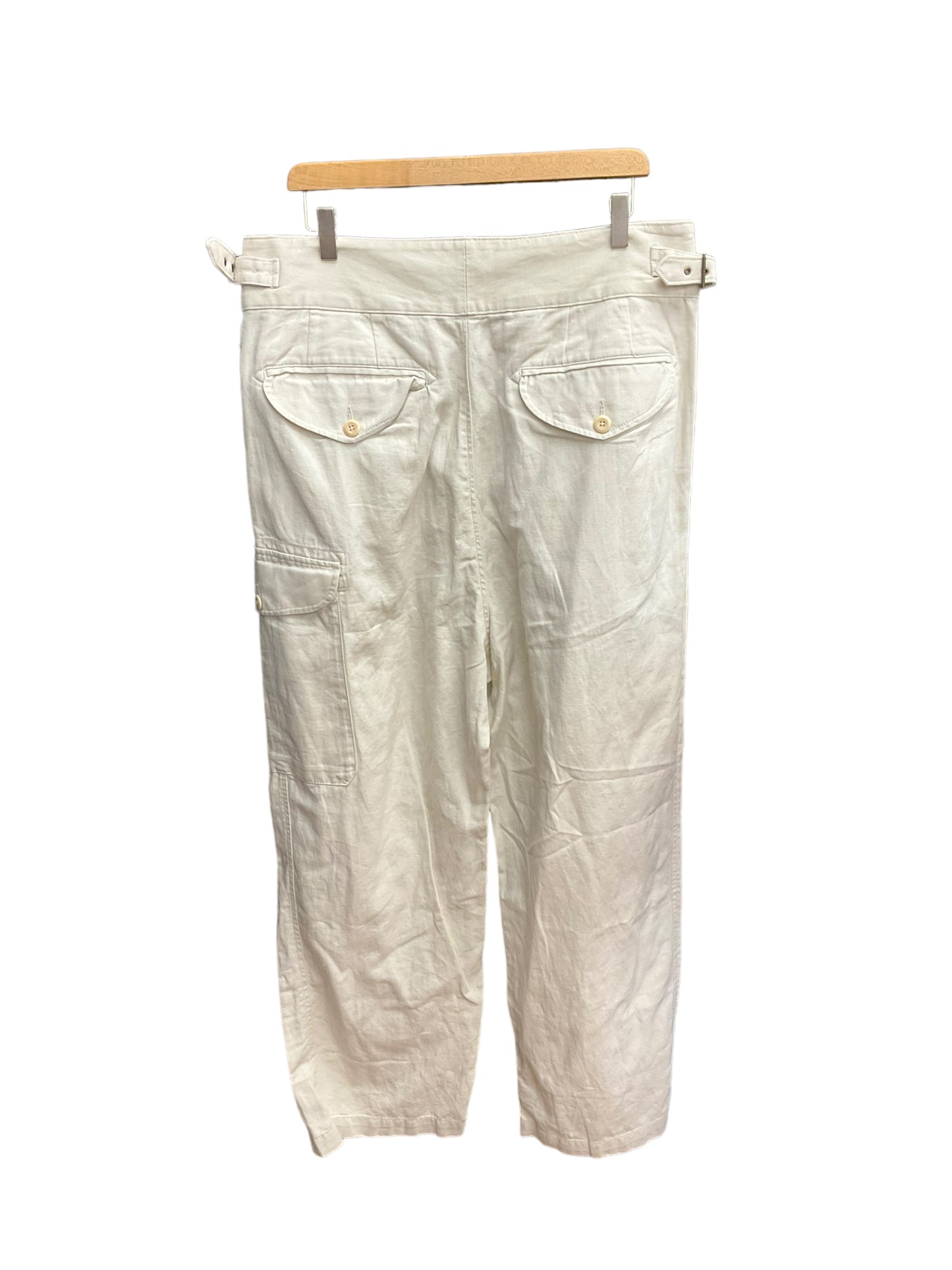 Beige Pants Wide Leg Banana Republic, Size 14