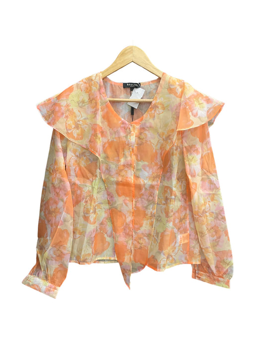 Blouse Long Sleeve By Clothes Mentor  Size: L