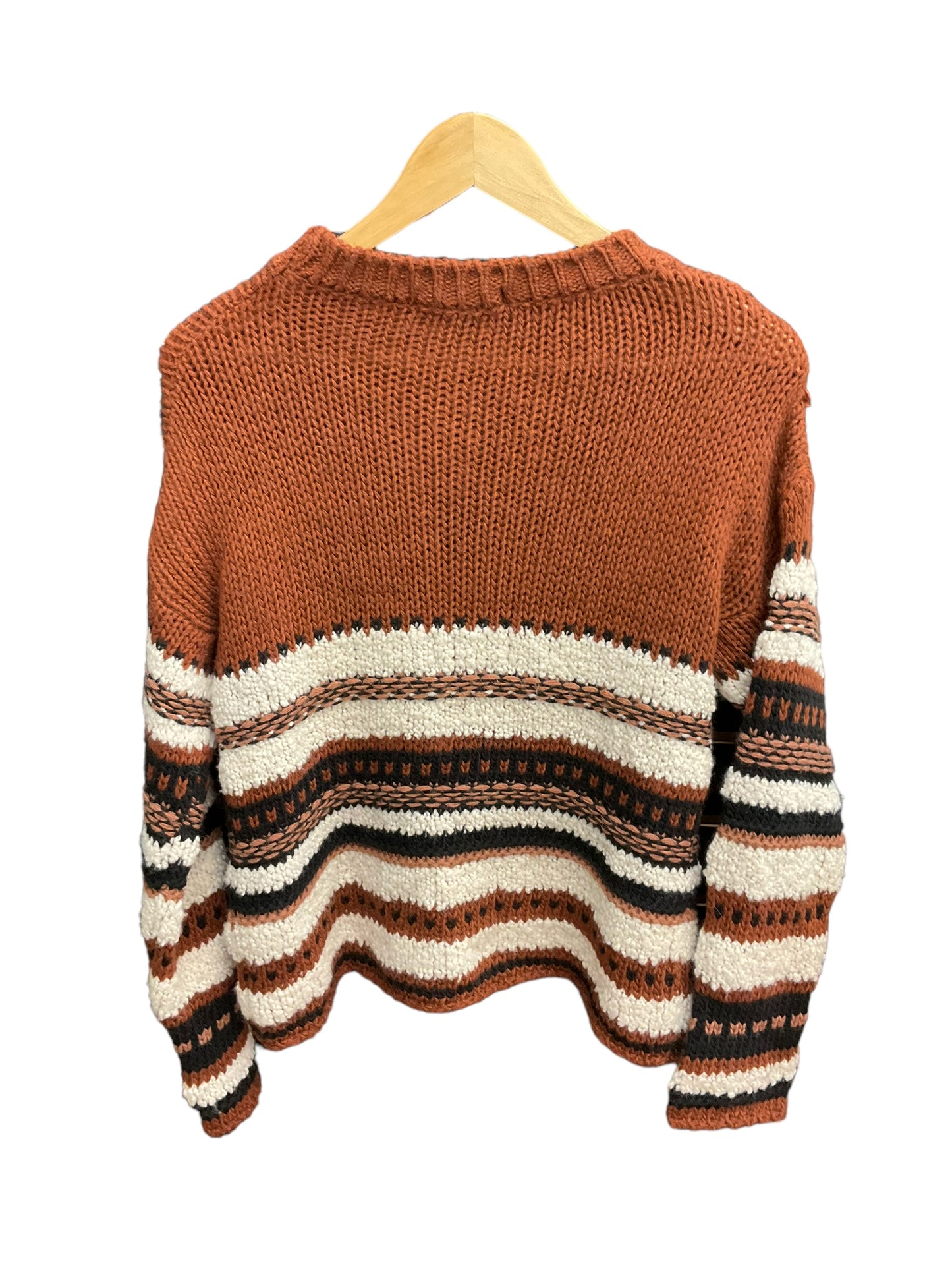 Rust Sweater Clothes Mentor, Size L