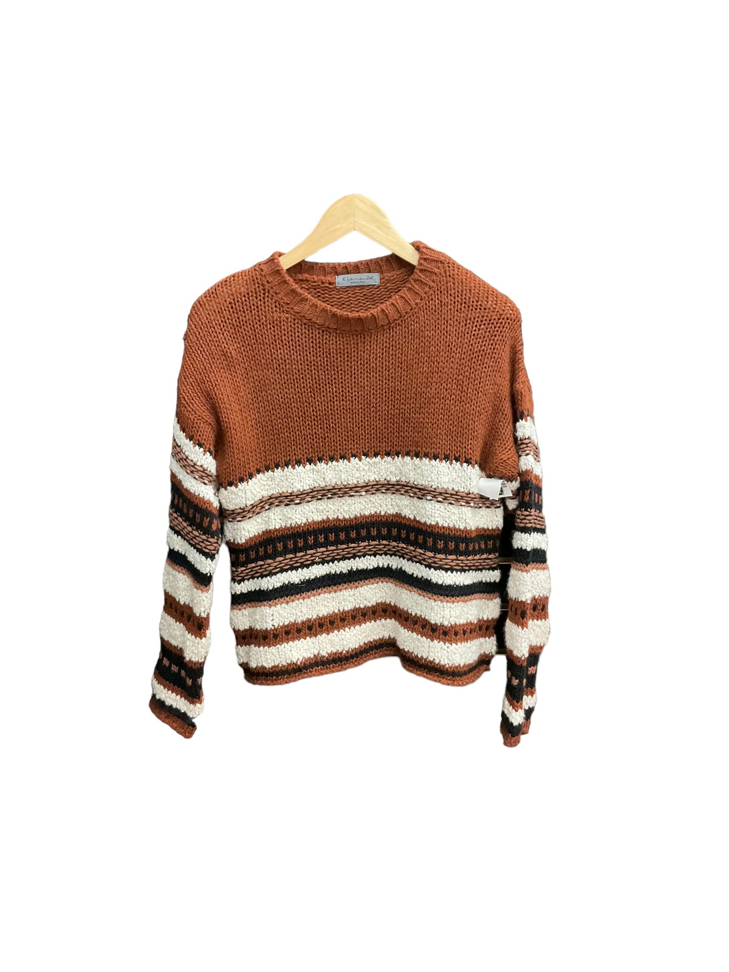 Rust Sweater Clothes Mentor, Size L