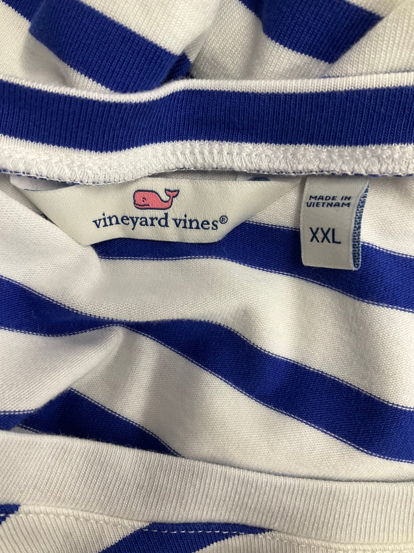 Top Long Sleeve Basic By Vineyard Vines In Striped Pattern, Size: Xxl