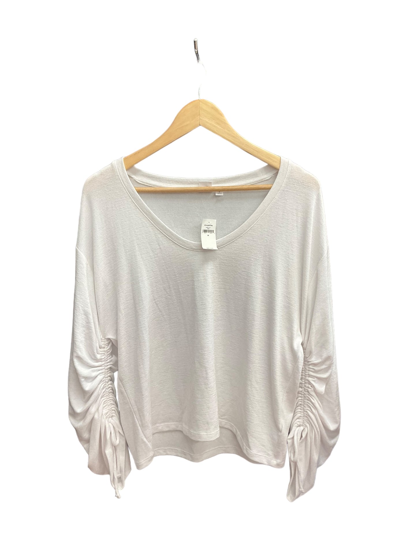 White Top Long Sleeve Gap, Size M