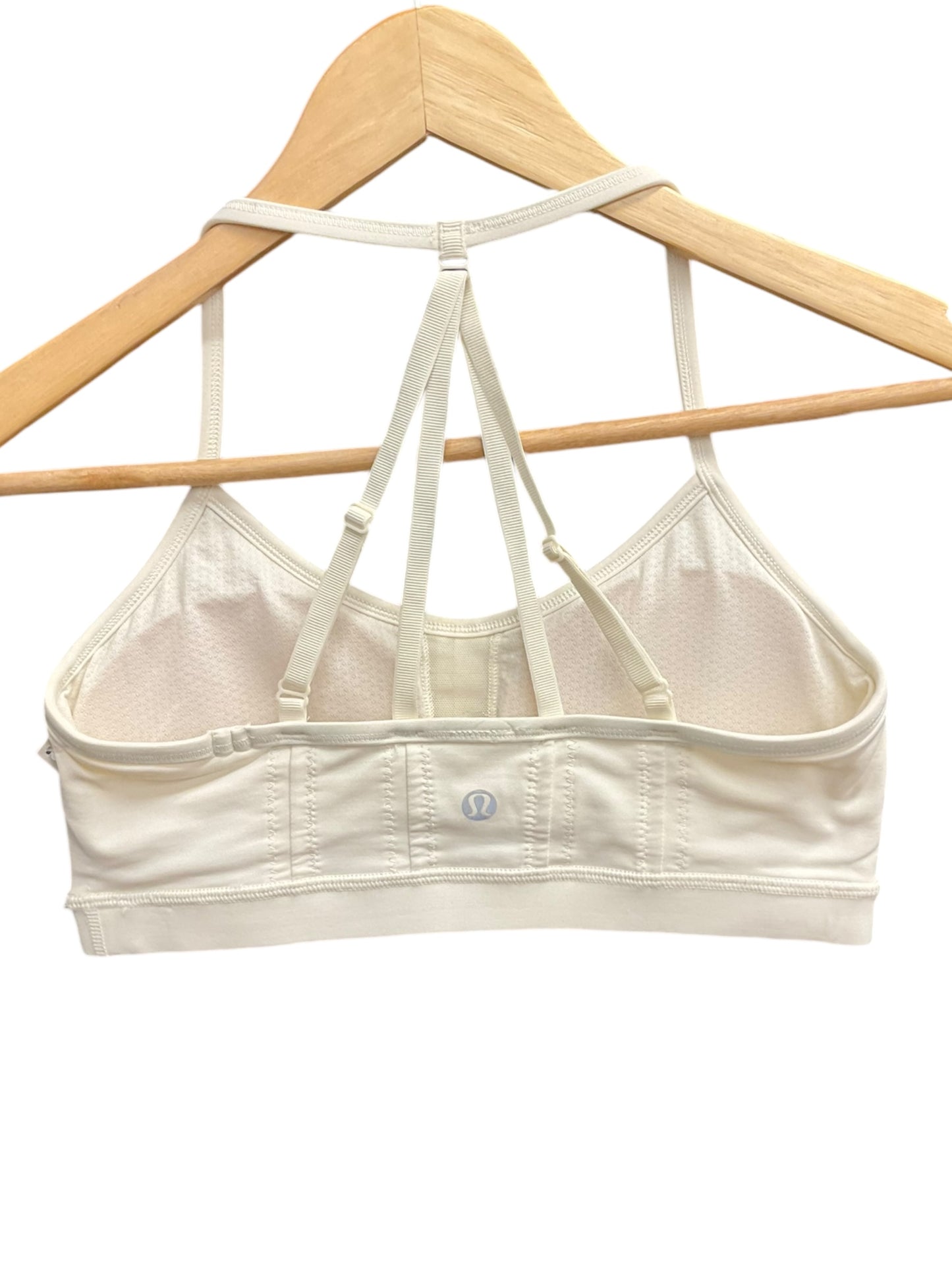 Athletic Bra By Lululemon In Cream, Size: S