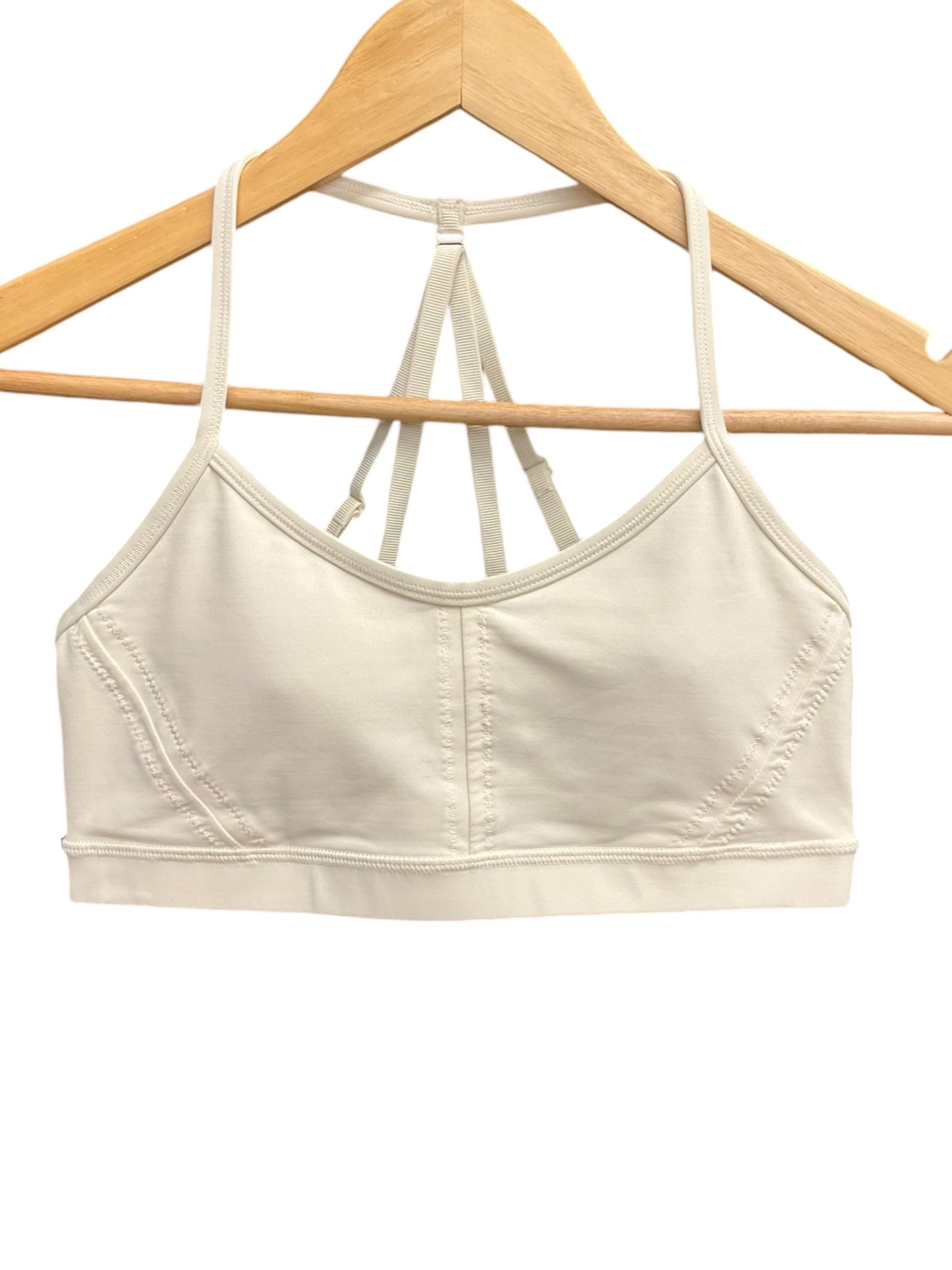 Athletic Bra By Lululemon In Cream, Size: S