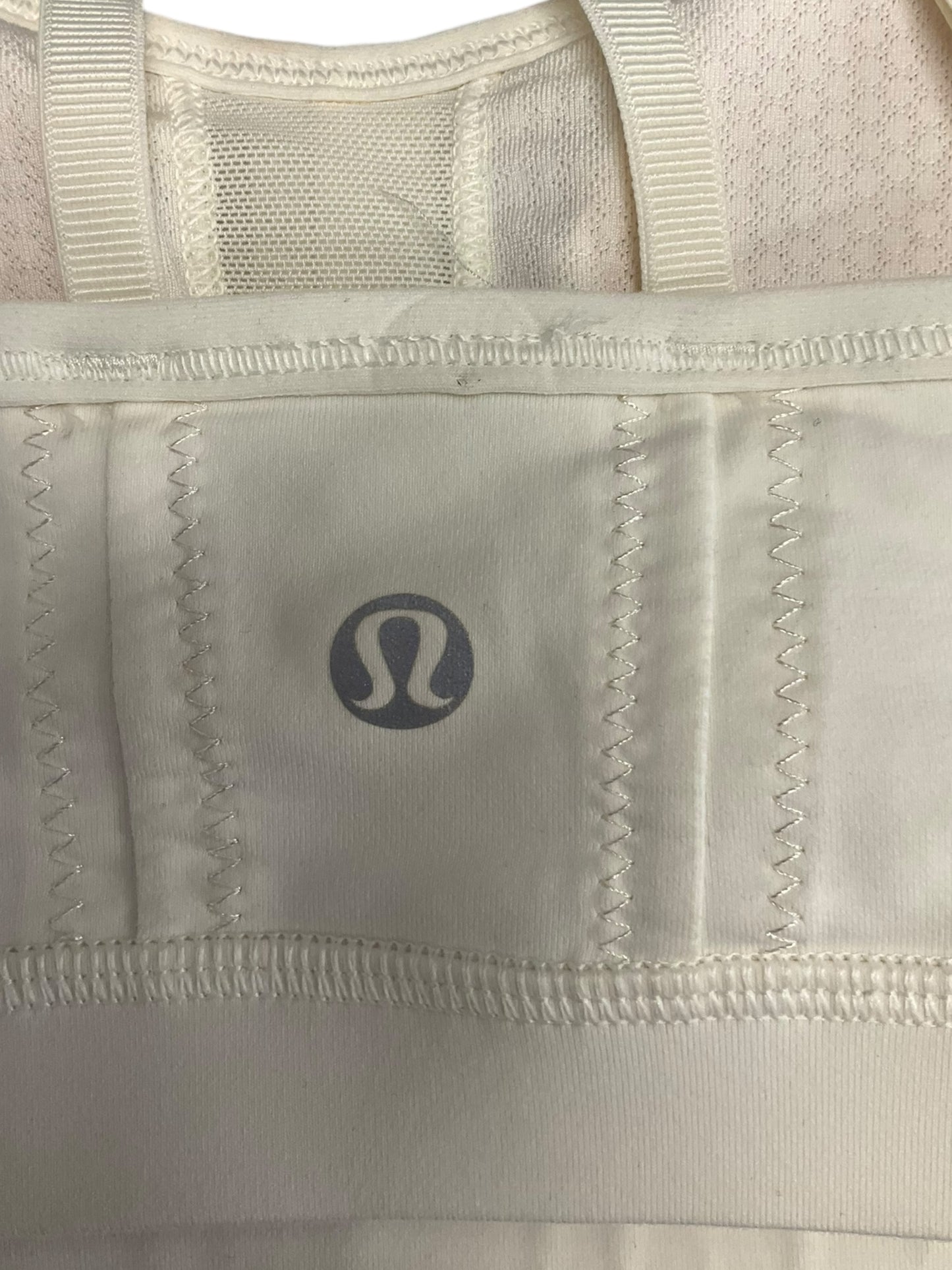 Athletic Bra By Lululemon In Cream, Size: S