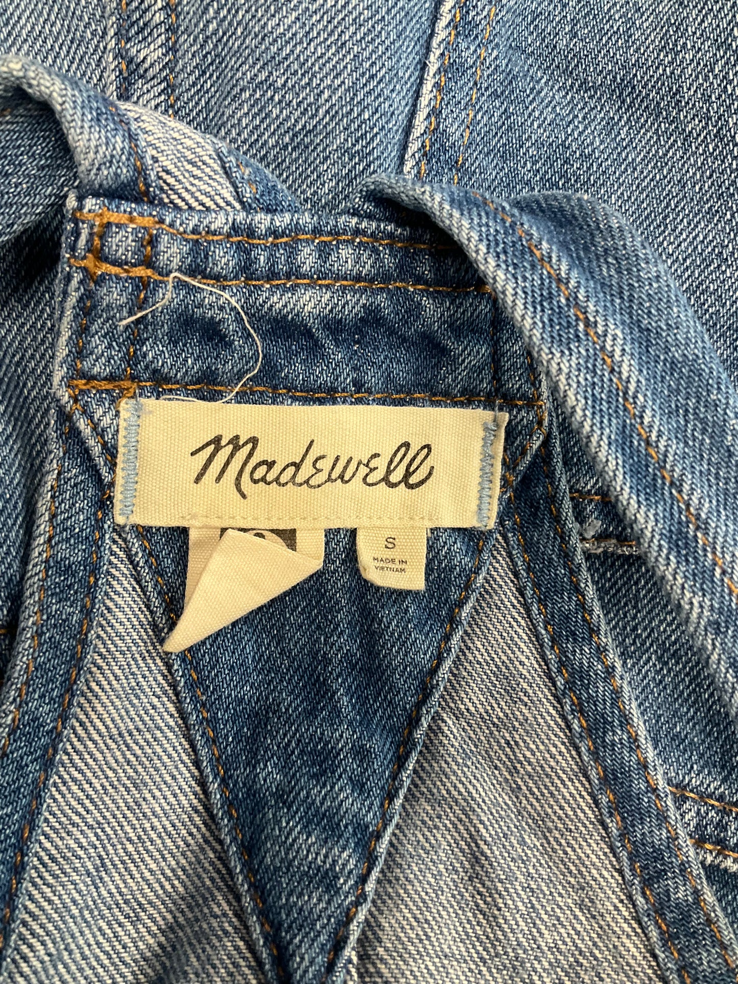 Shortalls By Madewell In Blue Denim, Size: S