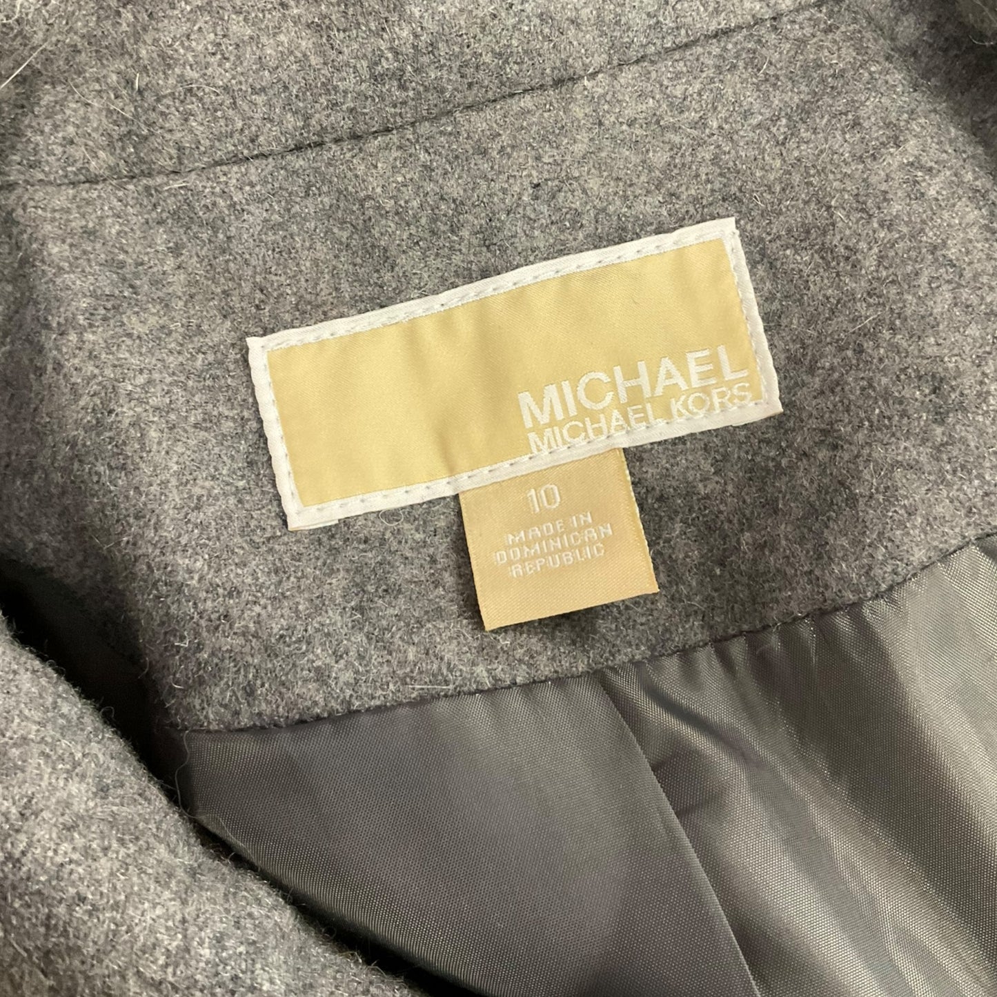 Coat Other By Michael By Michael Kors In Grey, Size: M